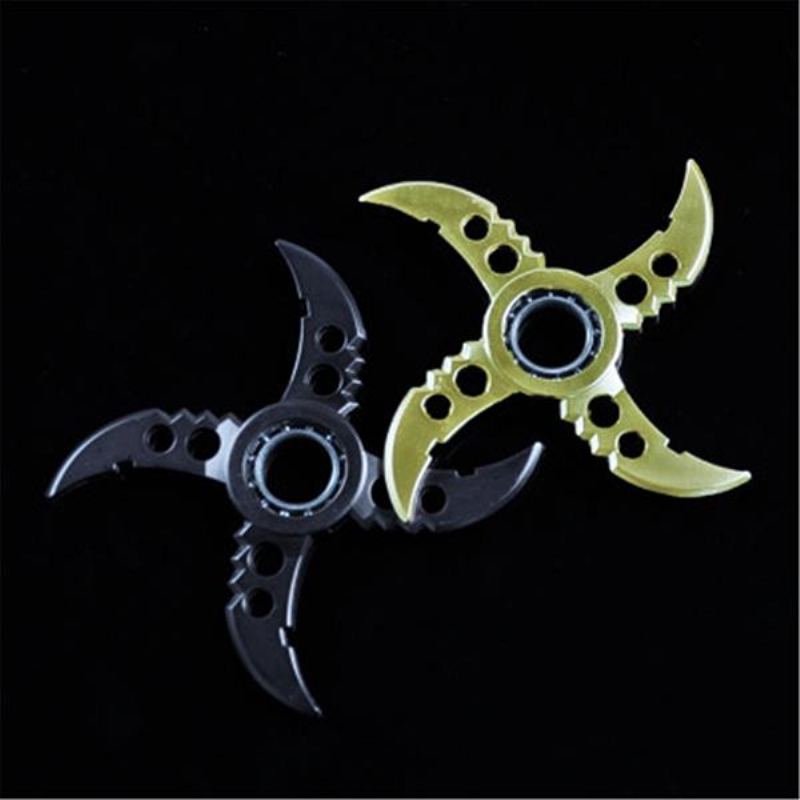 Hand Spinner Tri Fidget Metal Finger Spin Focus Edc Hračky Pro Rotační Uvolnění Stresu