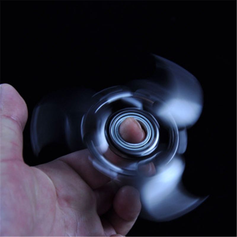 Hand Spinner Tri Fidget Metal Finger Spin Focus Edc Hračky Pro Rotační Uvolnění Stresu