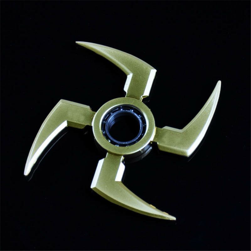 Hand Spinner Tri Fidget Metal Finger Spin Focus Edc Hračky Pro Rotační Uvolnění Stresu