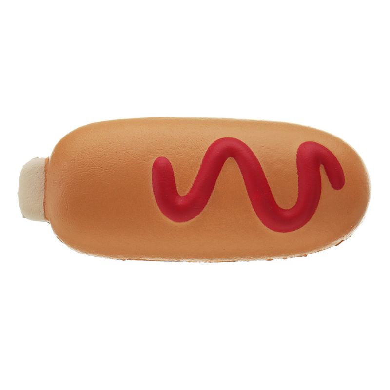 Hot Dog Squishy Plyšová Hračka Slow Rising Bun Kawaii Cartoon Gift Collection