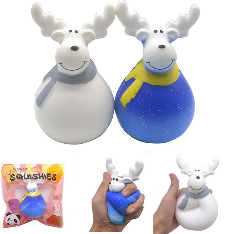 Ikuurani Elk Galaxy Squishy Pomalu Rostoucí S Obalem Plyšová Hračka