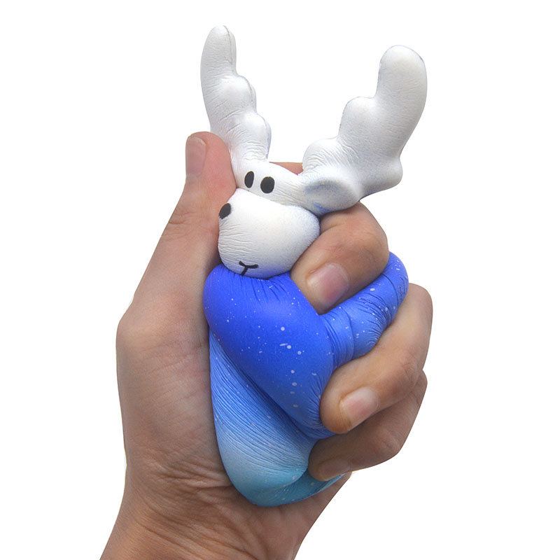 Ikuurani Elk Galaxy Squishy Pomalu Rostoucí S Obalem Plyšová Hračka