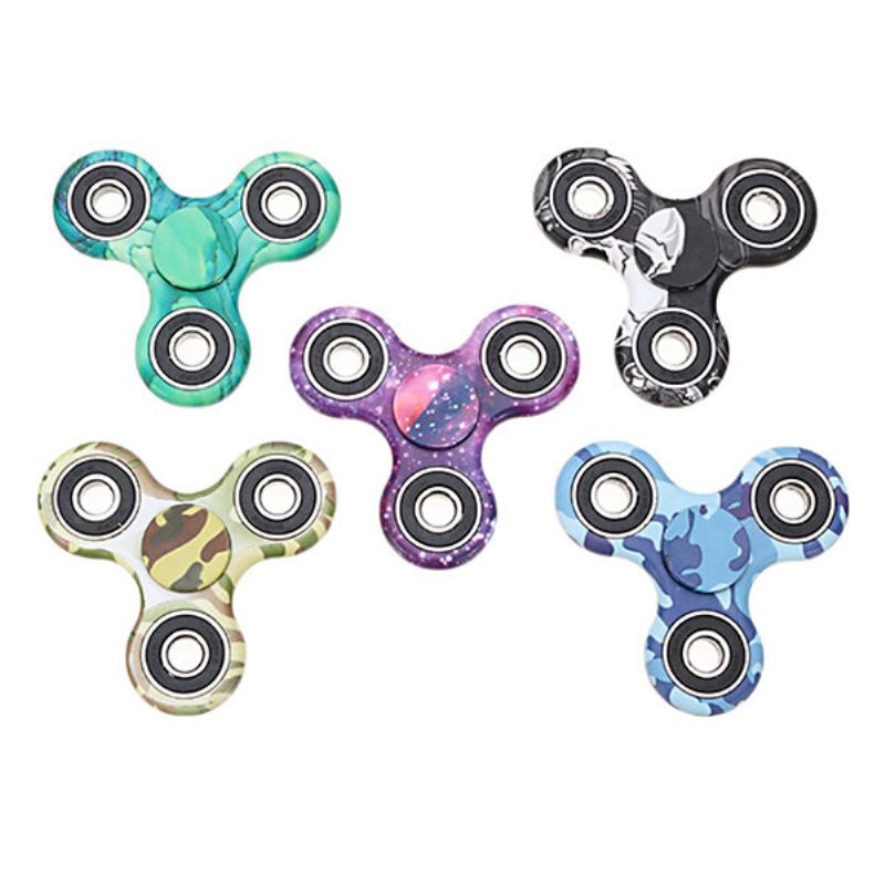 Kamufláž Rotující Fidget Hand Spinner Adhd Autismus Konečky Prstů Prsty Gyro Snížení Stresu