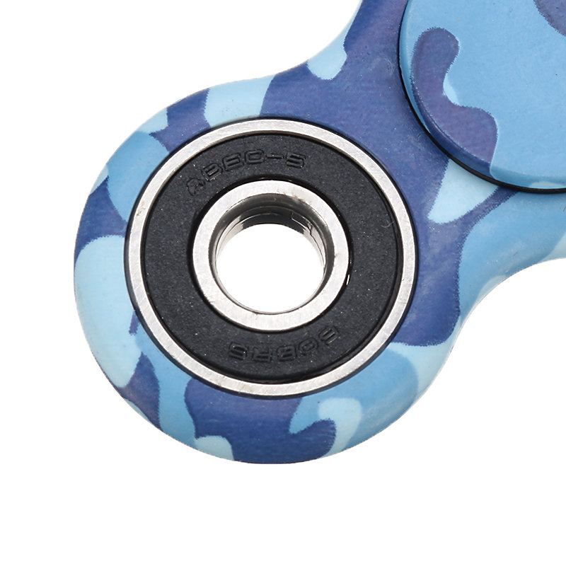 Kamufláž Rotující Fidget Hand Spinner Adhd Autismus Konečky Prstů Prsty Gyro Snížení Stresu