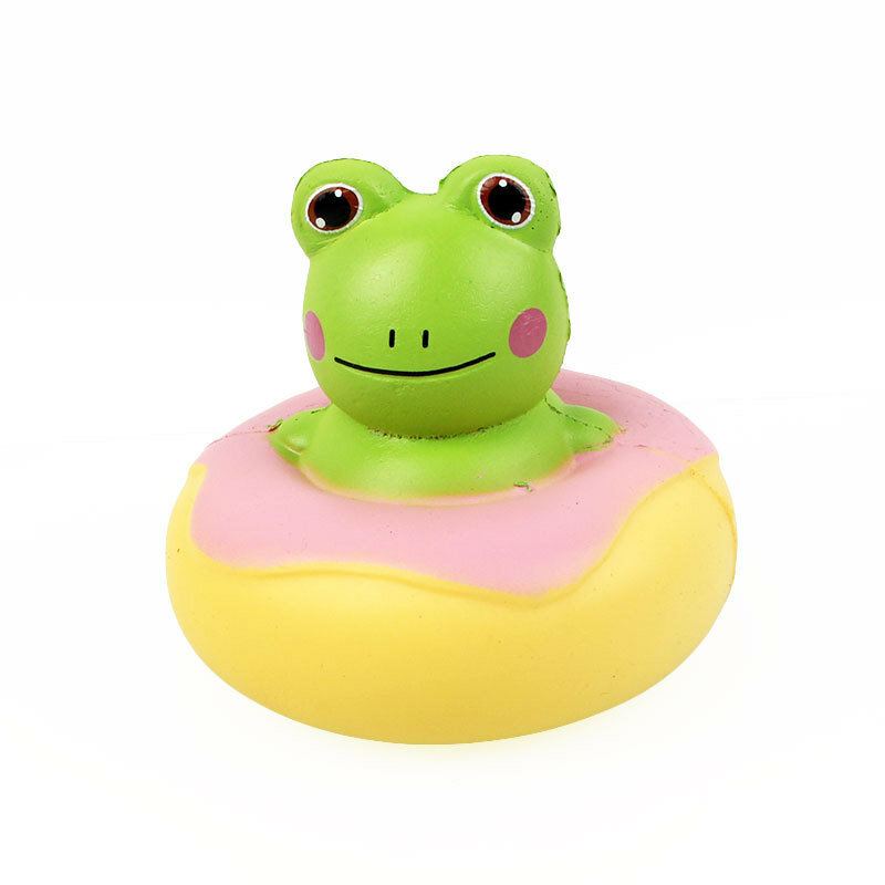 Kawaii Frog Duck Squishy Slow Rising With Packaging Collection Dárková Plyšová Hračka