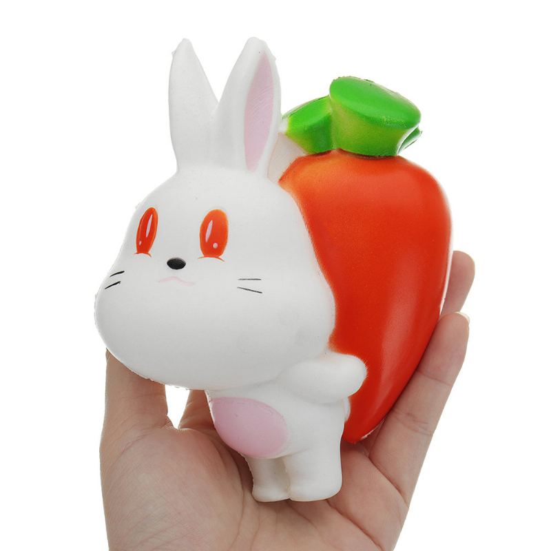 Kawaii Ředkvičky Králík Squishy Hračka Pomalu Rostoucí S Balením Kolekce Dárek