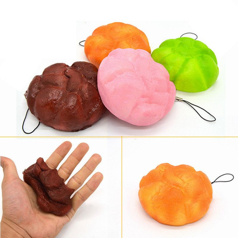 Kawaii Squishy Puff 9cm Náhodná Barevná Taška Na Telefon S Přívěskem S