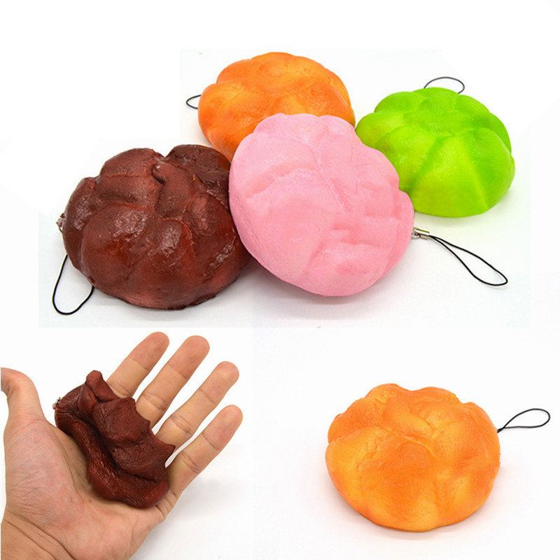 Kawaii Squishy Puff 9cm Náhodná Barevná Taška Na Telefon S Přívěskem S