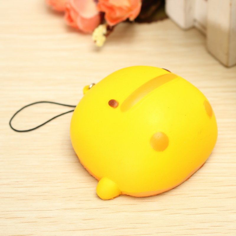 Kawaii Squishy Yellow Duck Měkká Roztomilá Taška Na Telefon Jako Dárek