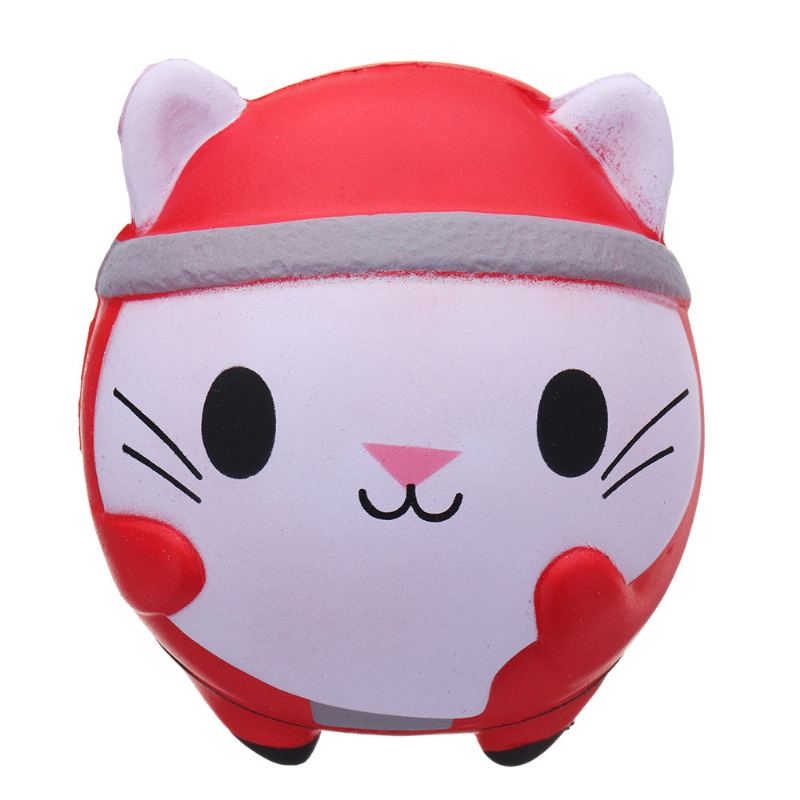 Kawaii Vánoční Kočka Squishy Soft Pomalu Rostoucí S Balením Kolekce Dárková Hračka