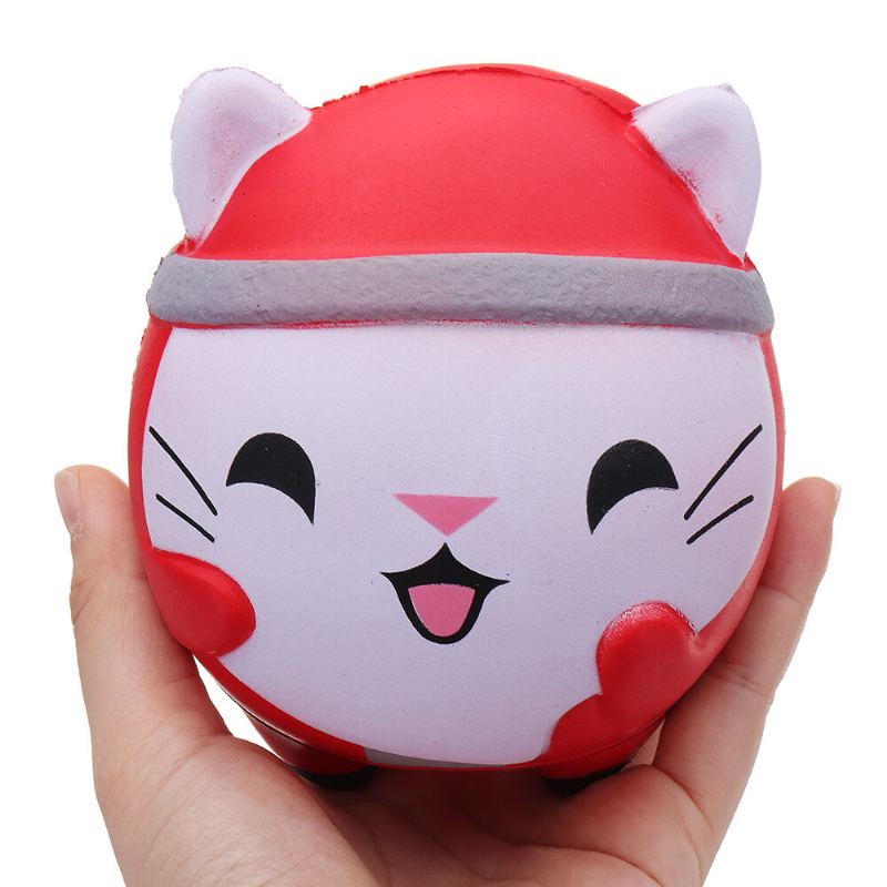 Kawaii Vánoční Kočka Squishy Soft Pomalu Rostoucí S Balením Kolekce Dárková Hračka