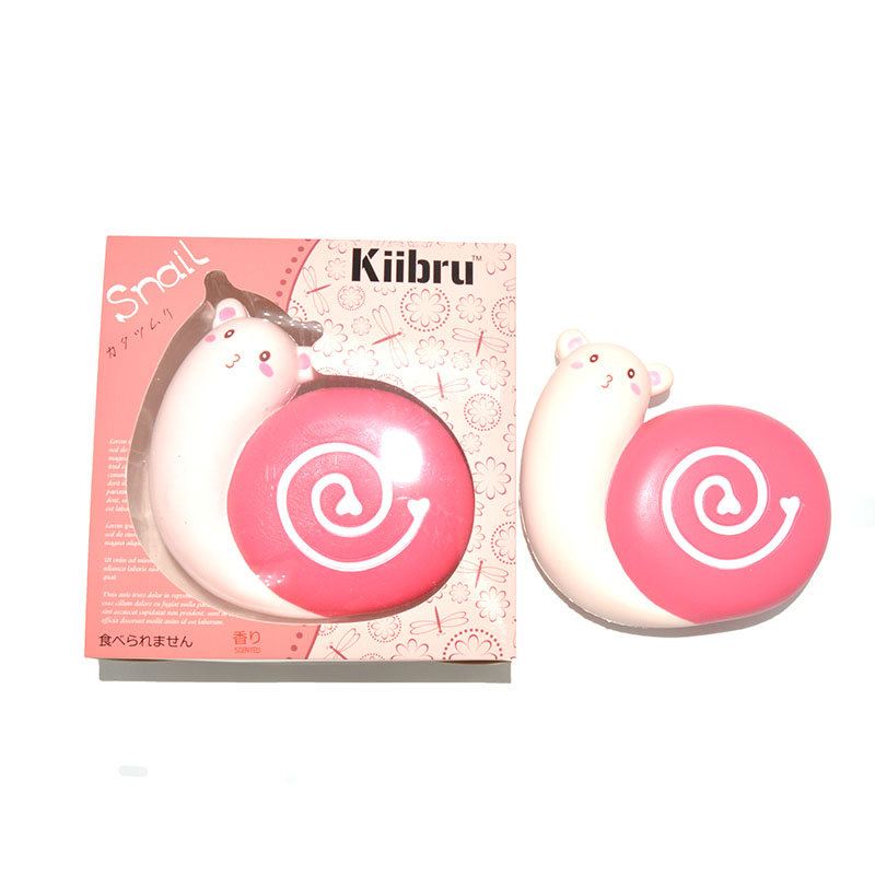 Kiibru Squishy Snail Jumbo 12cm Pomalu Rostoucí Vonící Originální Balení Kolekce Dárková Dekorační Hračka