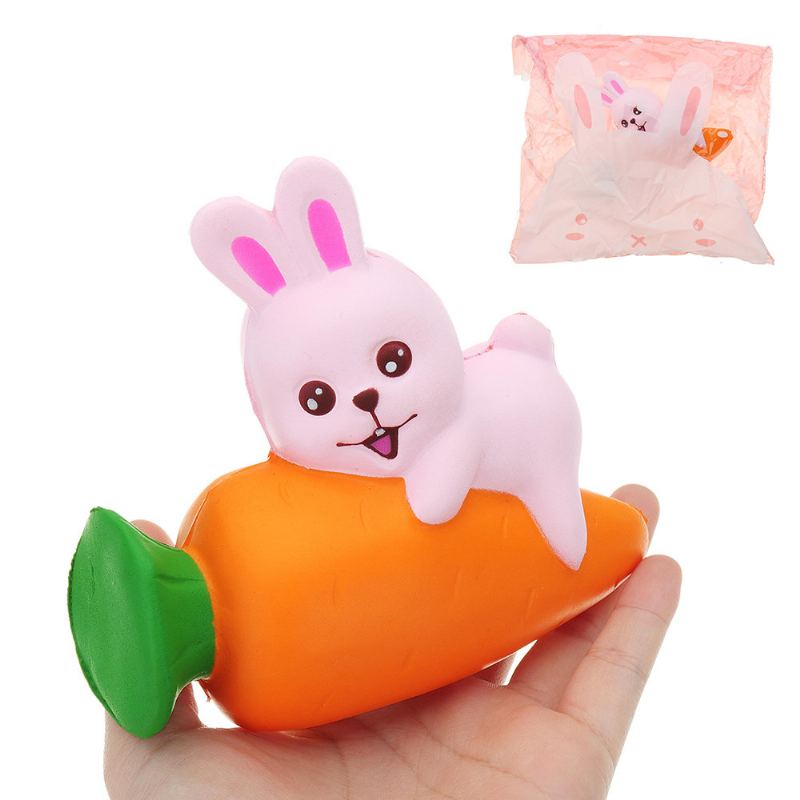 Králík Squishy Pomalu Rostoucí S Balením Kolekce Dárková Plyšová Hračka