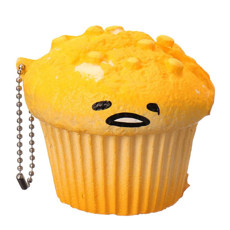 Lazy Egg Cupcake Squishy Hračka Pomalu Rostoucí S Obalem