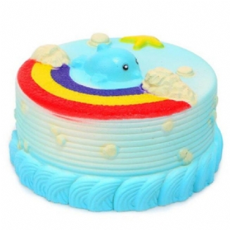 Ne Ne Squishy Jumbo Ocean Rainbow Cake Dolphin Star Pomalu Rostoucí Originální Balení Dekor Dárková Hračka