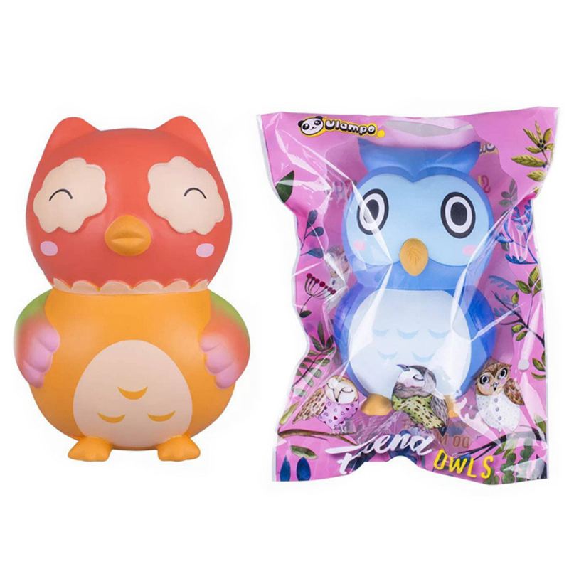 Owl Squishy Pomalu Rostoucí Kolekce Dárek S Obalem