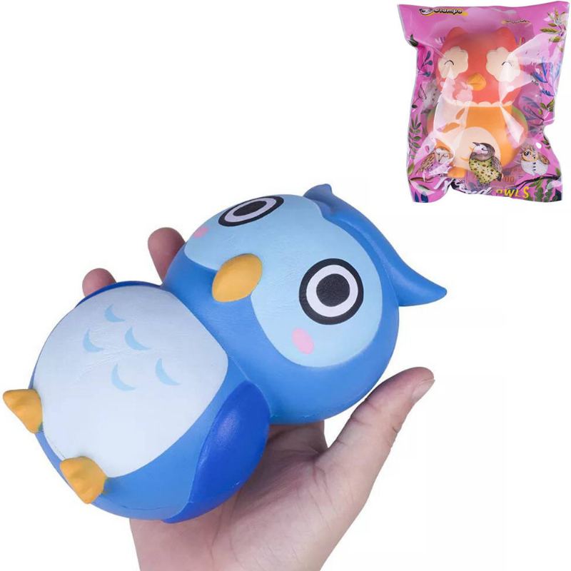 Owl Squishy Pomalu Rostoucí Kolekce Dárek S Obalem