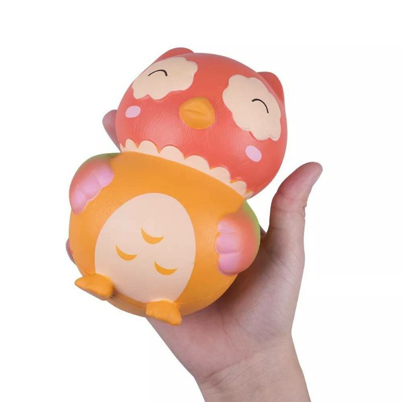 Owl Squishy Pomalu Rostoucí Kolekce Dárek S Obalem