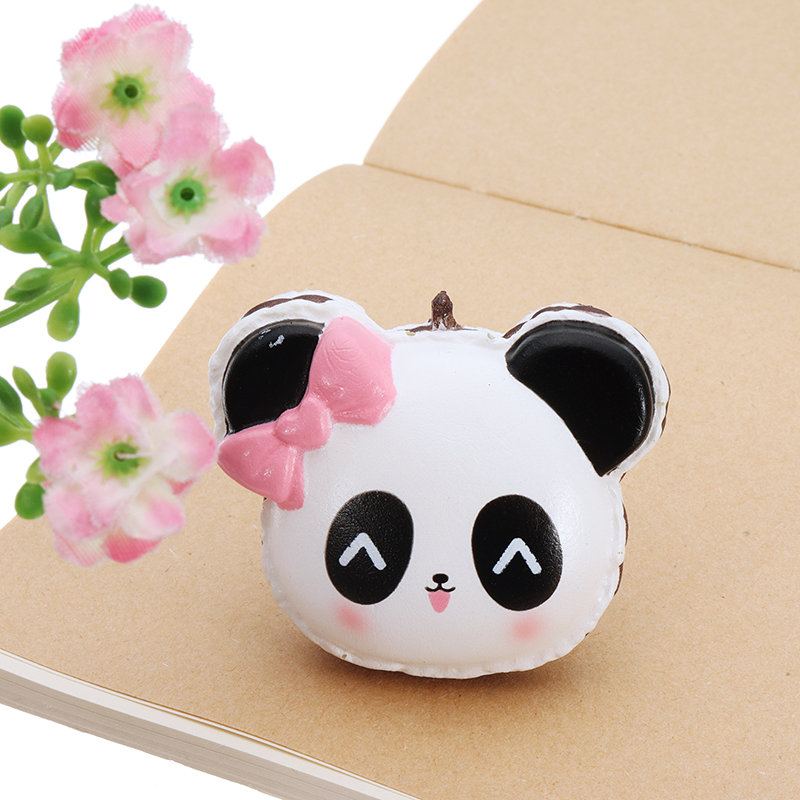 Panda Face Head Squishy Slow Rising With Packaging Collection Dárková Plyšová Hračka