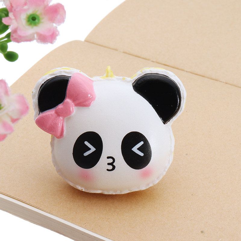 Panda Face Head Squishy Slow Rising With Packaging Collection Dárková Plyšová Hračka