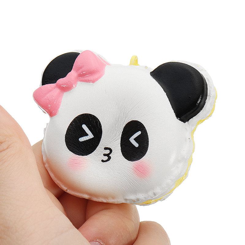 Panda Face Head Squishy Slow Rising With Packaging Collection Dárková Plyšová Hračka