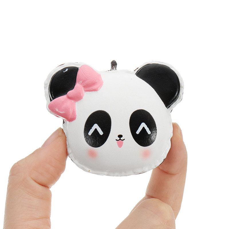 Panda Face Head Squishy Slow Rising With Packaging Collection Dárková Plyšová Hračka