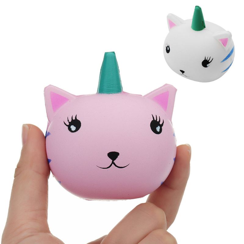 Plyšová Hračka Z Kolekce Unicorn Cat Squishy Slow Rising Collection