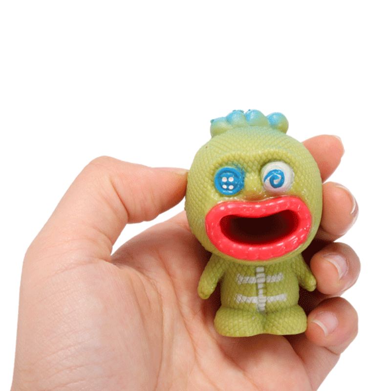 Pop-out Alien Squishy Uvolňovač Stresu Zábavný Dárek Ventilační Hračky Big Mouth Slime