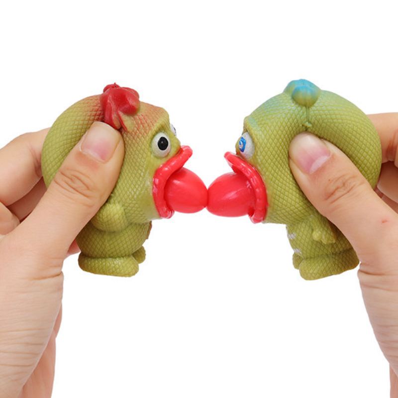 Pop-out Alien Squishy Uvolňovač Stresu Zábavný Dárek Ventilační Hračky Big Mouth Slime