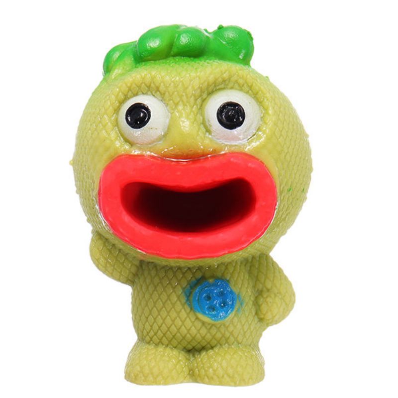 Pop-out Alien Squishy Uvolňovač Stresu Zábavný Dárek Ventilační Hračky Big Mouth Slime