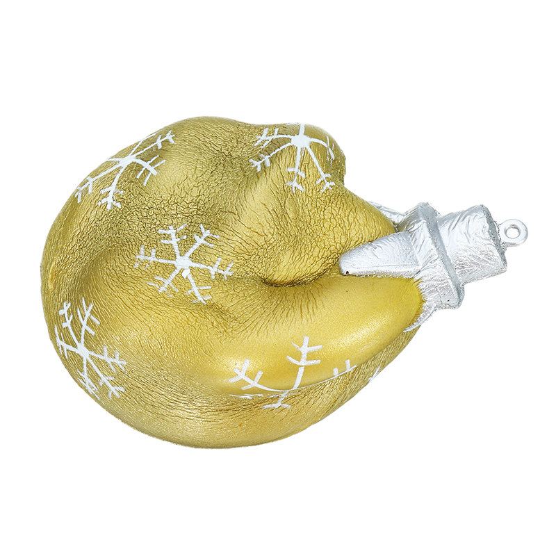 Pu Kreslené Vánoční Koule Squishy Toys 9.5 cm Pomalu Rostoucí S Obalem Kolekce Dárková Plyšová Hračka