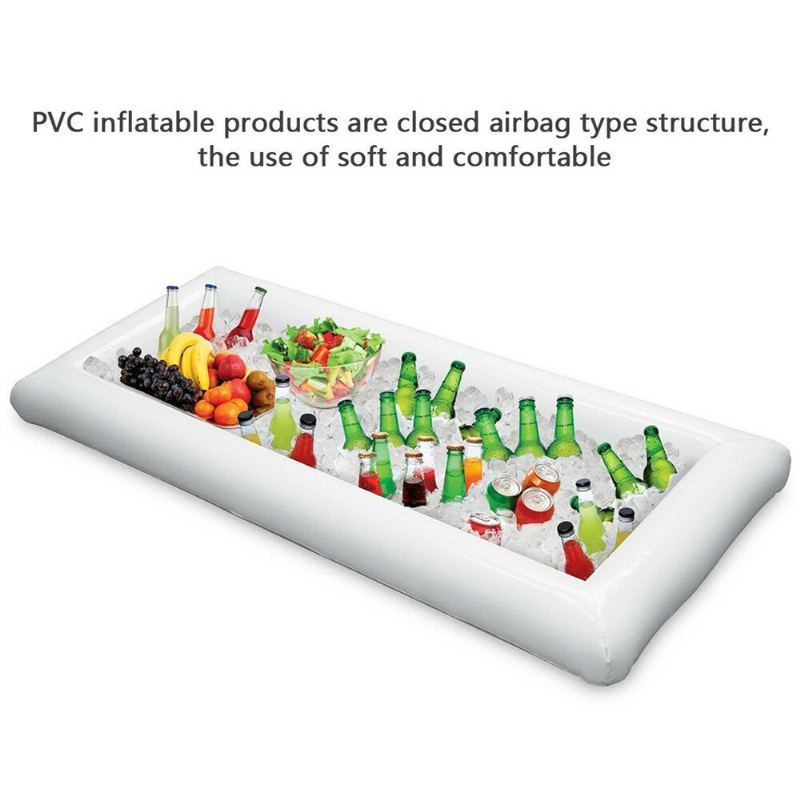 Pvc Nafukovací Ledový Bar Vodní Zábava Salátový Talíř Držák Na Poháry