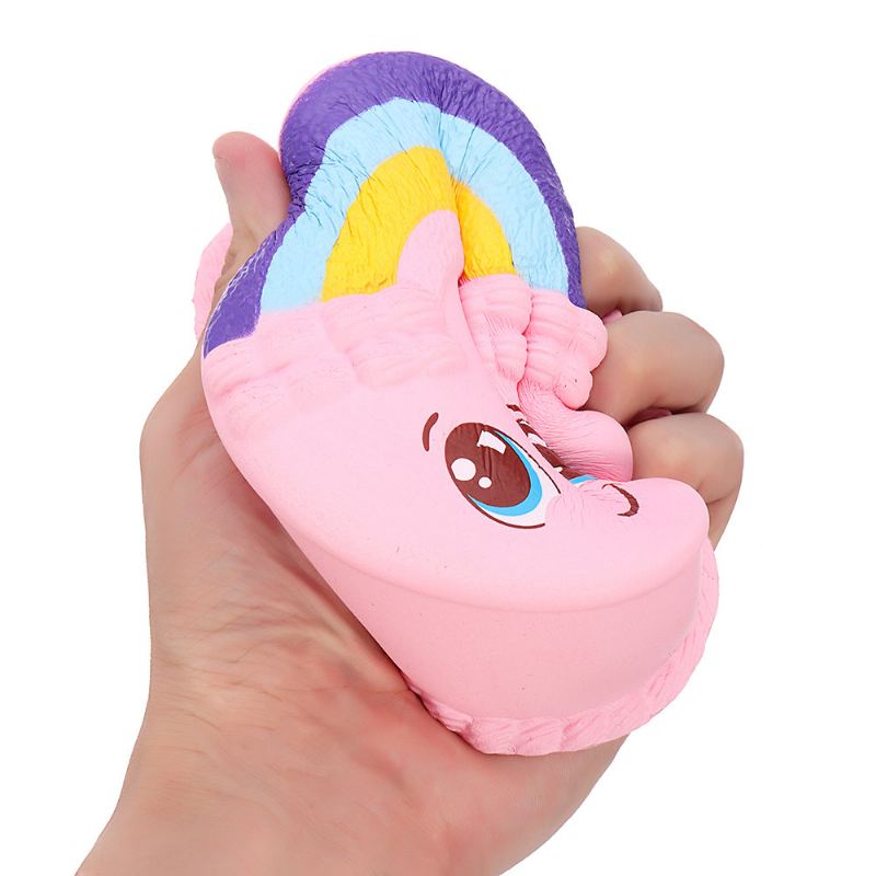 Rainbow Smile Dort Squishy Pomalu Rostoucí S Balením Kolekce Dárková Plyšová Hračka