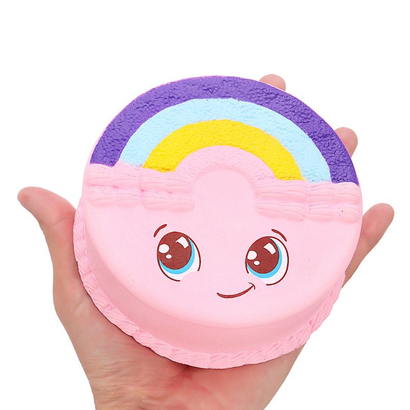 Rainbow Smile Dort Squishy Pomalu Rostoucí S Balením Kolekce Dárková Plyšová Hračka