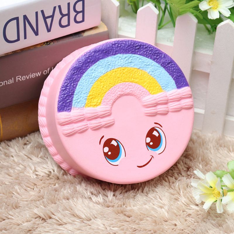 Rainbow Smile Dort Squishy Pomalu Rostoucí S Balením Kolekce Dárková Plyšová Hračka