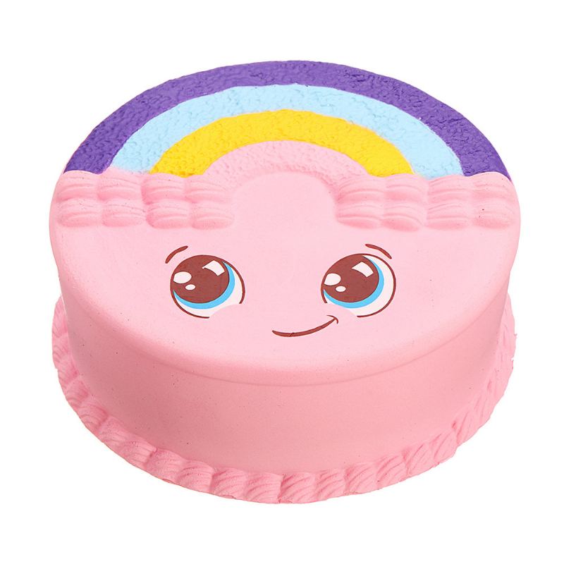 Rainbow Smile Dort Squishy Pomalu Rostoucí S Balením Kolekce Dárková Plyšová Hračka