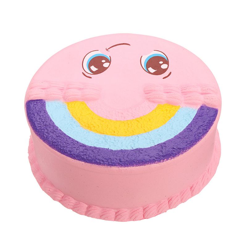 Rainbow Smile Dort Squishy Pomalu Rostoucí S Balením Kolekce Dárková Plyšová Hračka