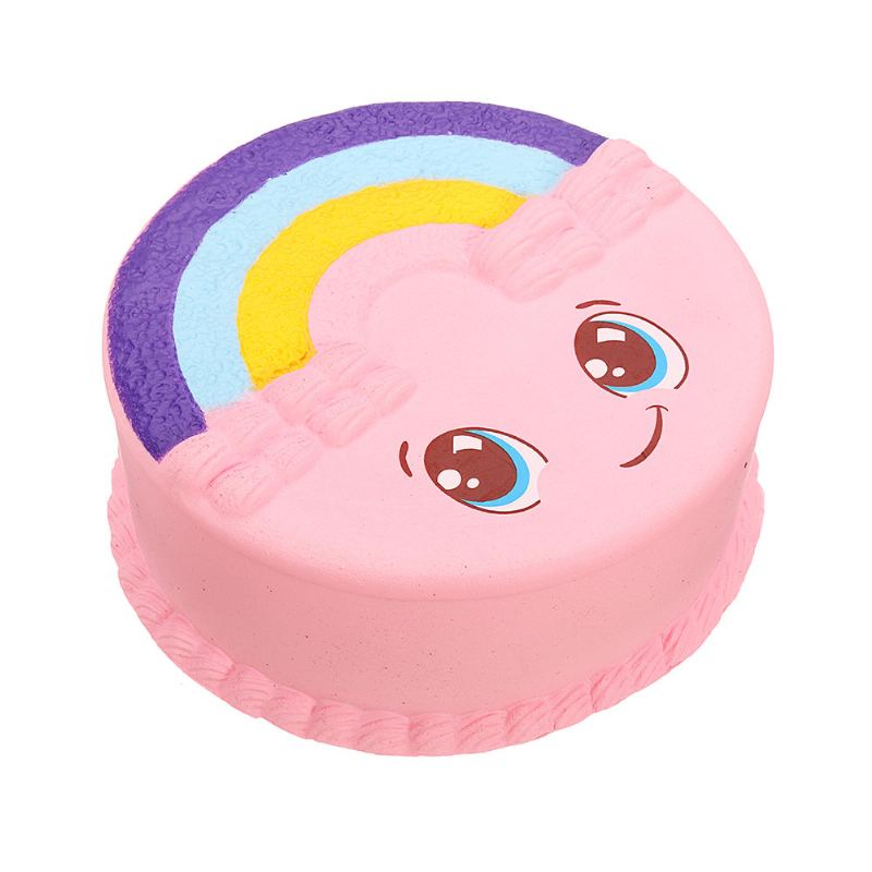 Rainbow Smile Dort Squishy Pomalu Rostoucí S Balením Kolekce Dárková Plyšová Hračka