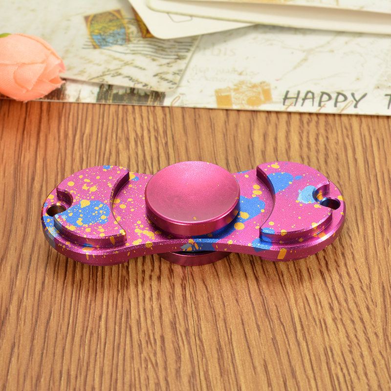 Retro Kamufláž Dazzle Fidget Hand Spinner Adhd Autim Konečky Prstů Prsty Gyro Snížení Stresu