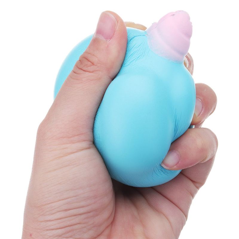 Růžové Malé Rohaté Zvíře Squishy Pomalu Rostoucí S Balením Kolekce Dárková Plyšová Hračka