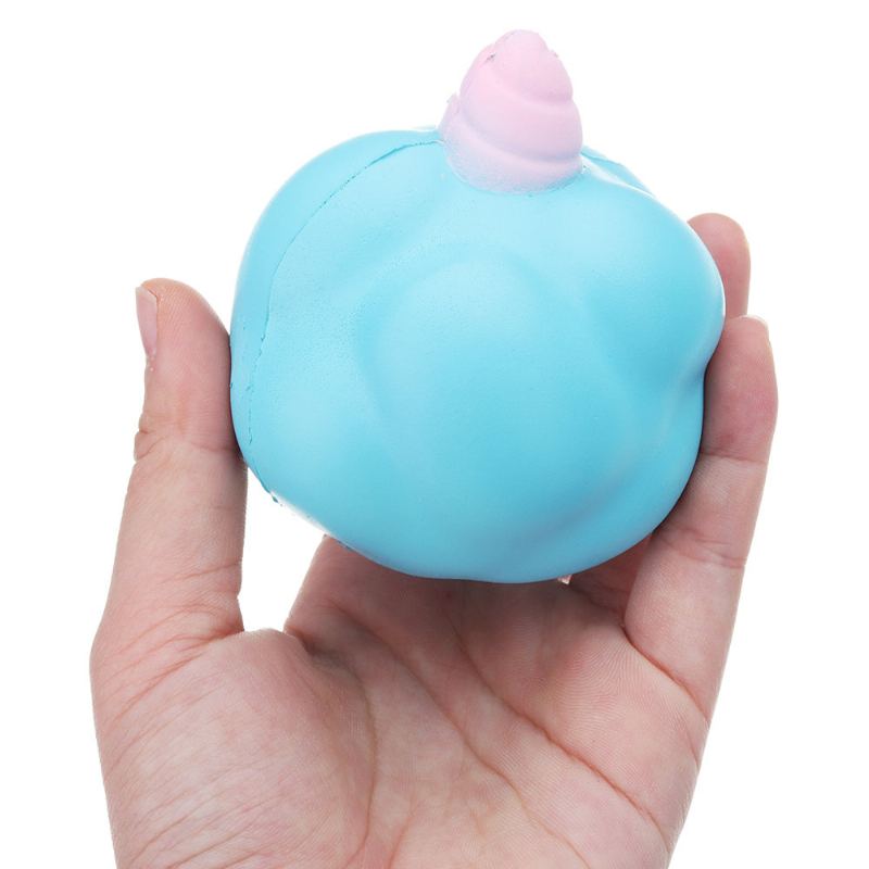 Růžové Malé Rohaté Zvíře Squishy Pomalu Rostoucí S Balením Kolekce Dárková Plyšová Hračka