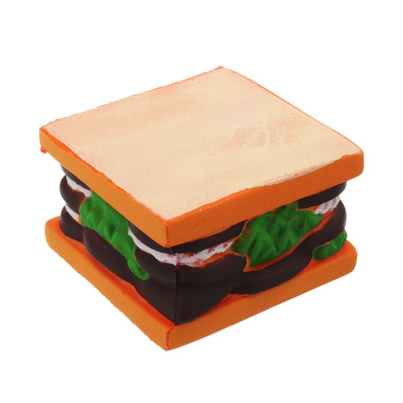 Sandwich Squishy Slow Rising Cartoon Jelly Cake Dárková Kolekce Plyšová Hračka