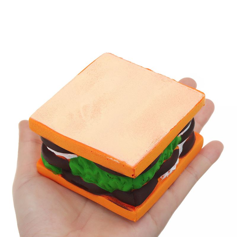 Sandwich Squishy Slow Rising Cartoon Jelly Cake Dárková Kolekce Plyšová Hračka