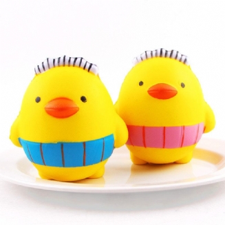 Sanqi Elan Squishy Cartoon Chick Chicken Baby10cm Pomalu Rostoucí S Balením Kolekce Dárková Hračka