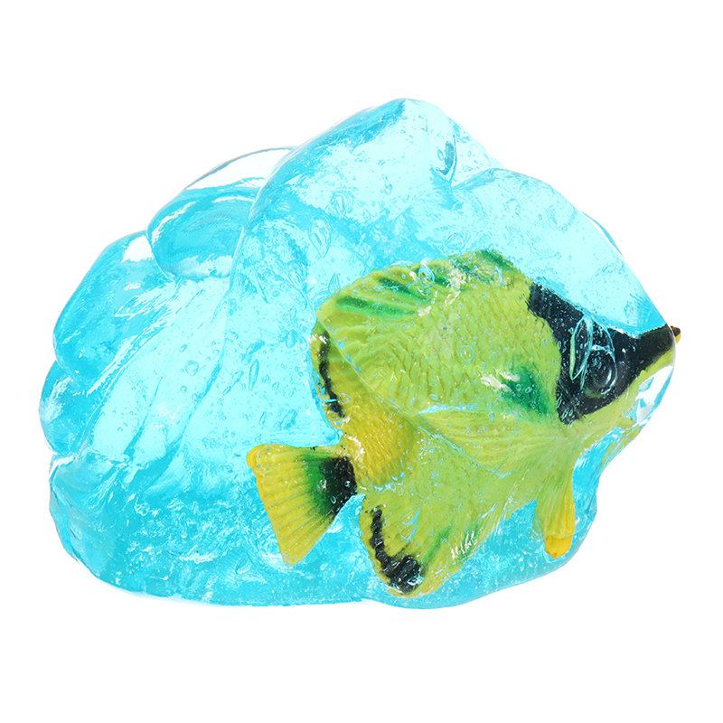 Sea Creatures Crystal Slime Diy Transparentní Slizový Tmel Antistresový