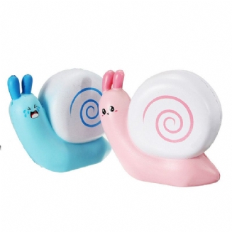 Squishy Snail Pink Blue Jumo 12cm Pomalu Rostoucí S Obalem Kolekce Dárková Dekorace Hračka