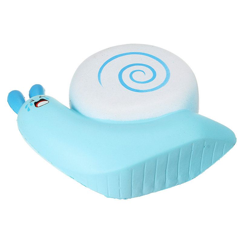 Squishy Snail Pink Blue Jumo 12cm Pomalu Rostoucí S Obalem Kolekce Dárková Dekorace Hračka