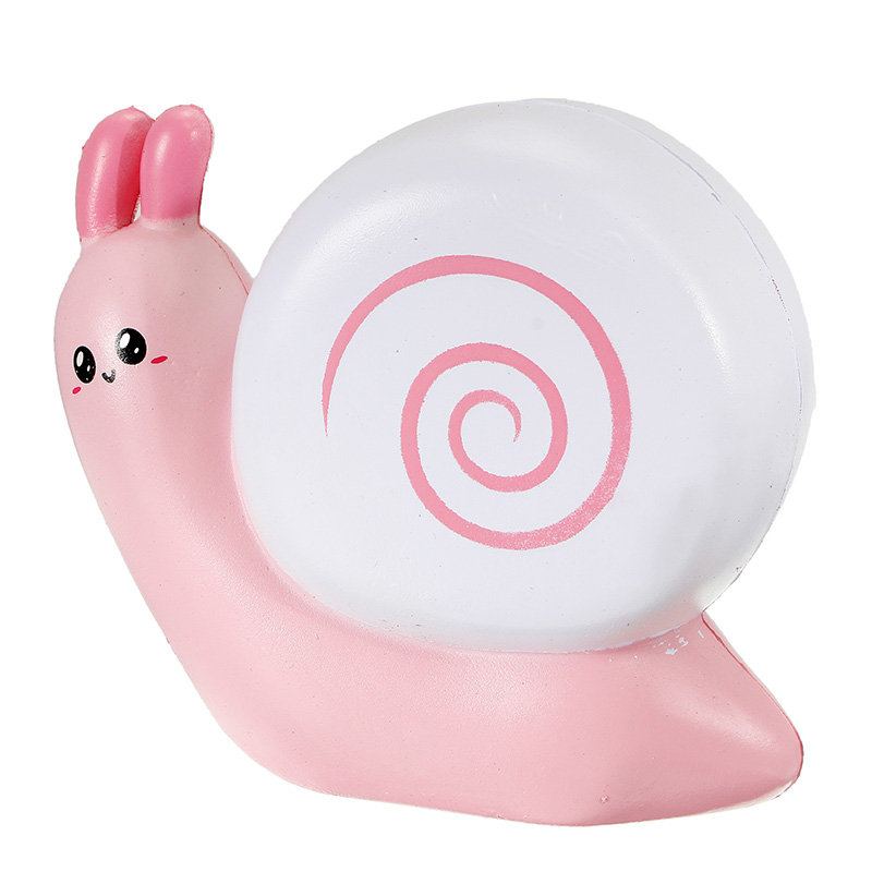 Squishy Snail Pink Blue Jumo 12cm Pomalu Rostoucí S Obalem Kolekce Dárková Dekorace Hračka