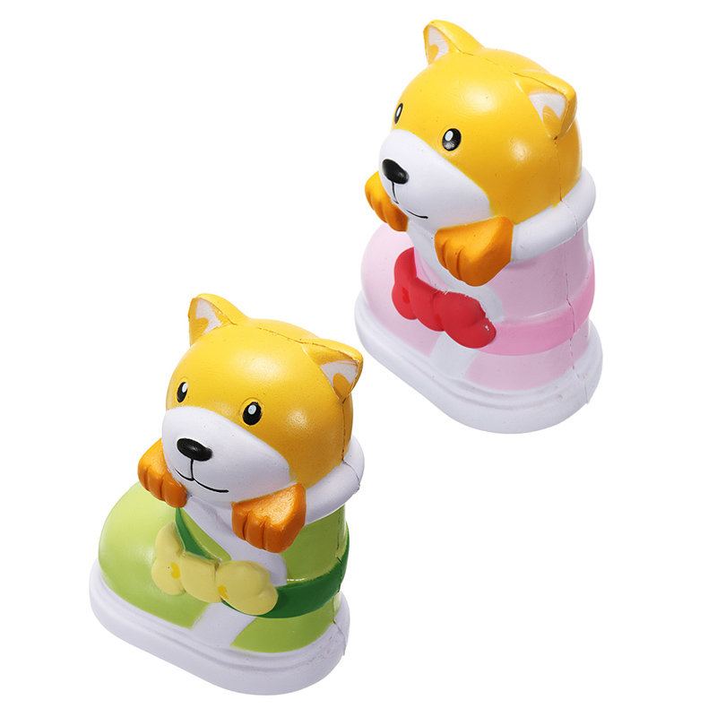 Squishyshop Puppy In Boots Jumbo Psí Boty Squishy Pomalé Stoupání S Obalem Kolekce Dárkové Dekorace