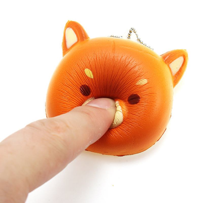 Super Squishy Roztomilý Pejsek Měkký Mini Zvířecí Přívěsek S Kapkou Pomalu Stoupající Dekorace